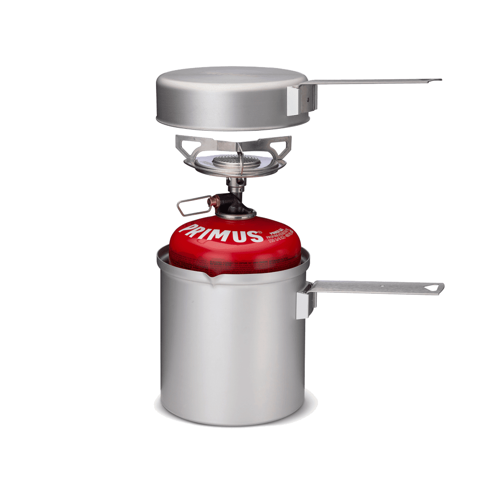 Essential Trail Kit | Backpacking Stove, 1.0L Pot & Pan | Primus Essential Trail Kit | Backpacking Stove, 1.0L Pot & Pan | Primus