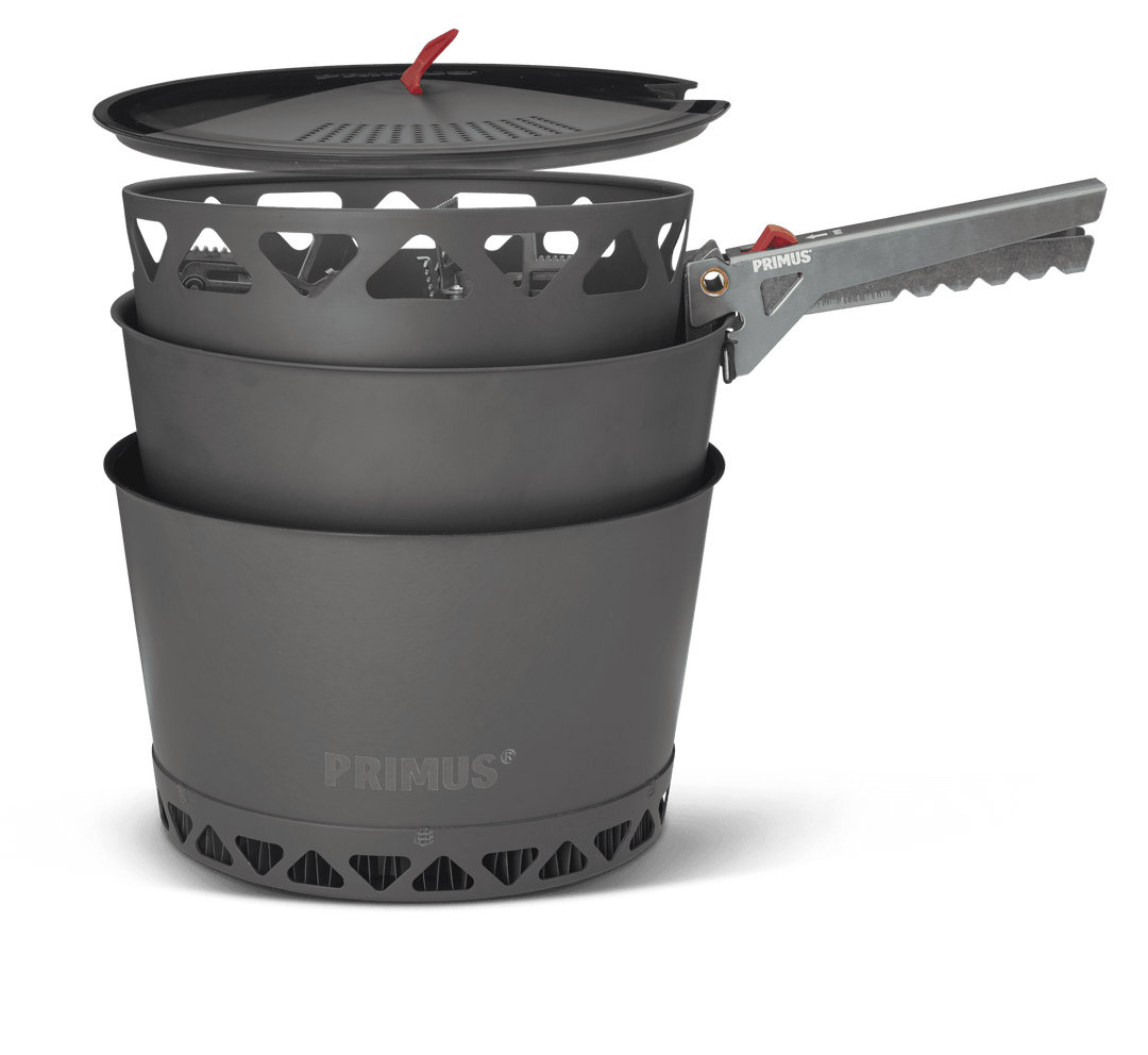 PrimeTech Stove System II 2.3L | Aluminum Pots & Colander Lid