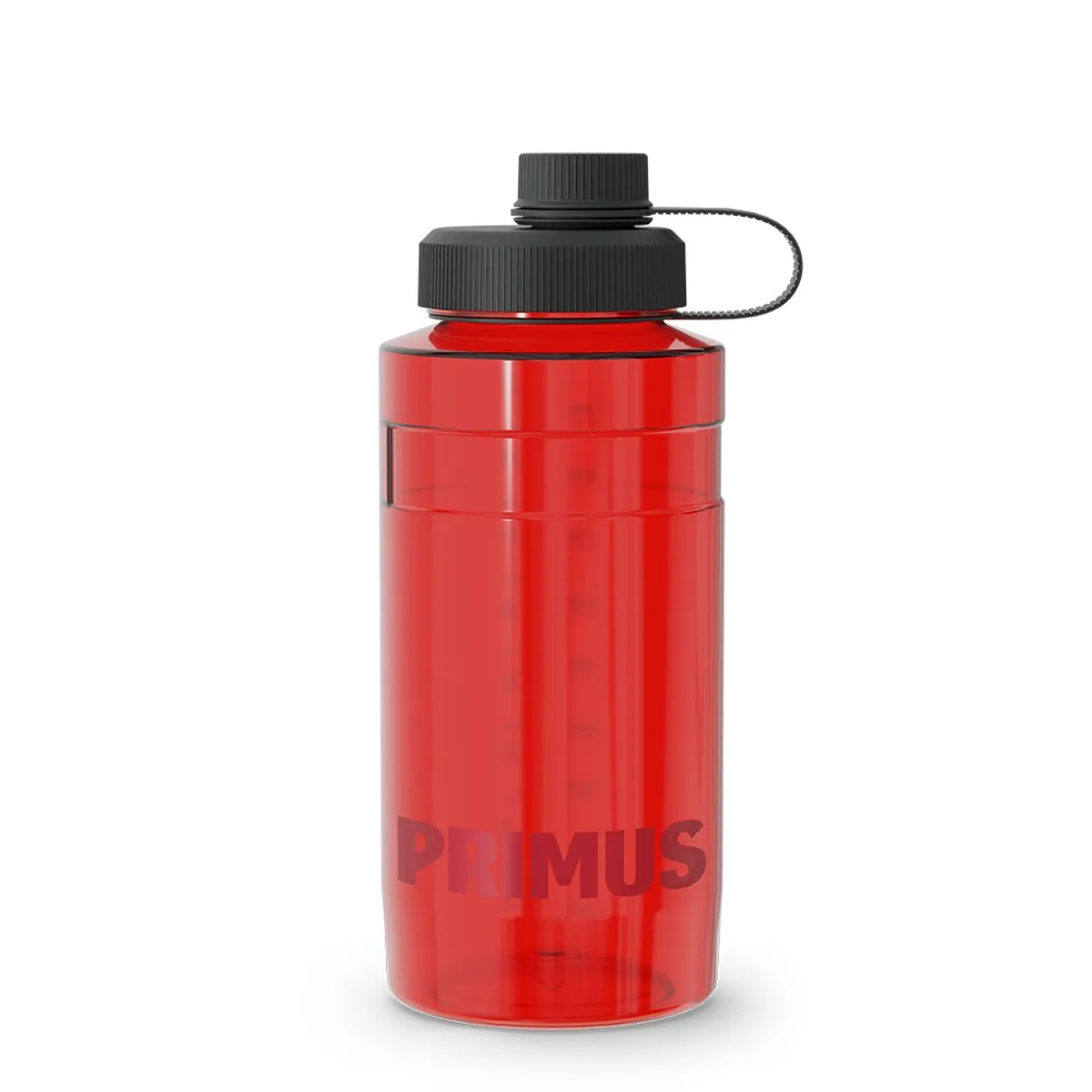 Primus Kvarts Tritan Bottle 1.0 L with drink cap in Primus Red