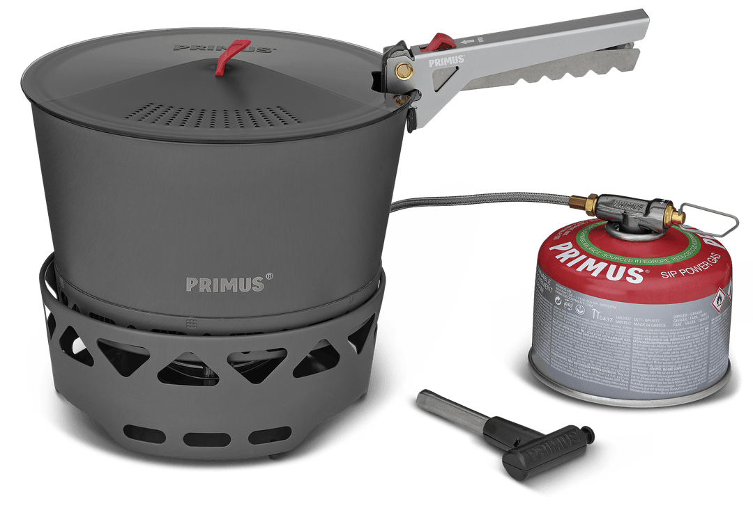 PrimeTech Stove System II 2.3L | Aluminum Pots & Colander Lid