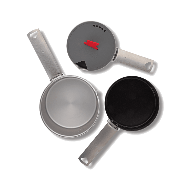 Essential Trek Pot Set | Backpacking Aluminum Pots & Fry Pan