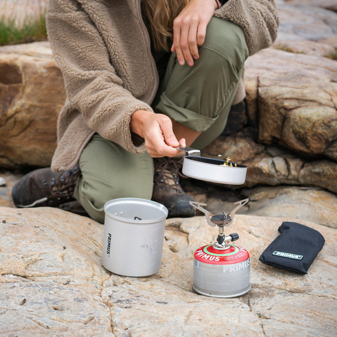 Express Compact Backpacking Stove w/ Piezo | Sit-On-Top | Primus
